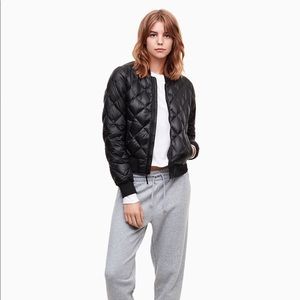 ARITZIA TNA League Puff Bomber Jacket